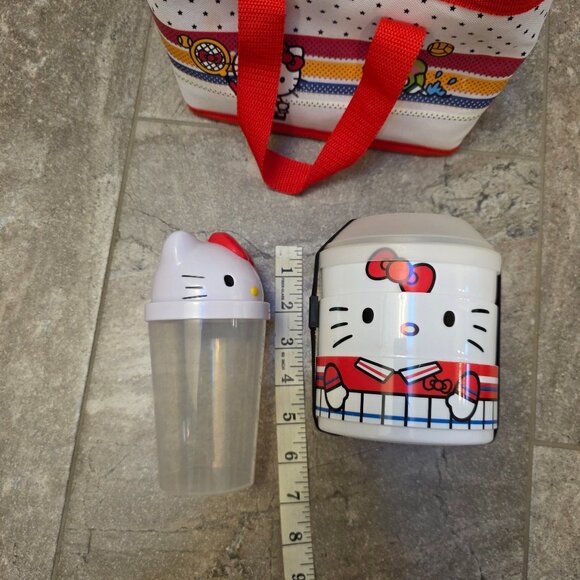 2019 Sanrio Hello Kitty Friends Insulated Lunch bag Cooler Tote Bag 8x5x6 cup - Picture 7 of 10